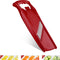 BORNER Wave Waffle PowerLine Vegetable Grater, Quality Made in Germany, Color: Red