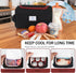 2 Packs Packs,Small Genteen Freezable Snack Bag Built with Ice Cooler Bag Insulated Bag Reusable, Zip Closure