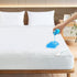 Twin Mattress Protector, Waterproof Soft & Breathable Terry, Noiseless Fitted Cover for Kids Bed, Up to 14" Twin Size