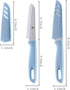 8 Piece Paring Knife Set, 4PCS Paring Knives & 4PCS Knife Sheath, Ultra Sharp German Steel Kitchen Knives