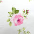 FADFAY Farmhouse Style Pillowcases, Pink Rosetta Printed Gold with Green Plaid, 100% Cotton Vintage Lace Ruffles