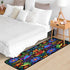 Floral Mexican Birds Kitchen Rugs, Indoor Outdoor Non Slip Kitchen Floor Mats Area Rugs Runner 40x20 in