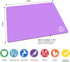 ZVP Plastic Cutting Boards for Kitchen - Flexible Cutting Mats, Gradient Purple Chopping Boards, Non-Slip, BPA Free