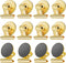 GRTARD 12Pack Magnetic Clips with Anti-Scratch Sticky Pads, Heavy Duty Fridge Magnets, Non-Scratch Metal Clip