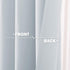 NICETOWN Greyish White Tiers Kitchen Curtains, Room Darkening Energy Efficient Grommet-Top Panels for Short Windows