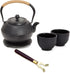Juvale Cast Iron Teapot - 1200 mL, Black, 2 Cups - Japanese