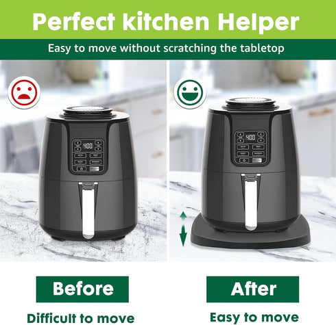Appliances Slider Tray for Coffee Maker & Pot, Kitchen Small Appliances Sliding Mat Organizer for Keurig, Ninja
