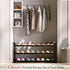 3-Tier Closet, 18-33 Bumusty Expandable Shoe Rack for Adjustable Shoe Rack for Small Space, Small Shoe Organizer