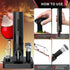 Electric Wine Opener Set, Automatic Corkscrew Opener Kit, Battery Operated Openers with Foil Cutter, Wine Aerator