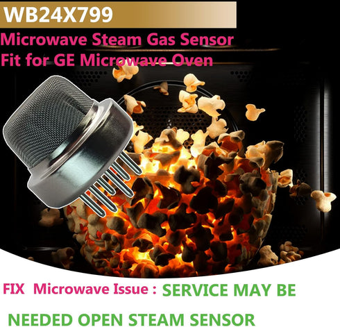 WB24X799 Microwave Steam Gas Sensor, Fits GE Microwave Oven
