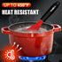 Walfos Whisk Set of 3: 8.5+9+11in Silicone Whisks for Cooking, Heat Resistant, Dishwasher Safe