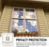 KESPEN Window Film One Way Daytime Privacy, Heat Control Anti UV Non-Adhesive Reflective Tint for Home, Black-Silver