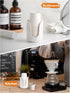 Bathroom Cup Dispenser - 3oz-4oz Ceramic Paper Cup Holder for Countertop, Mouthwash Dixie Cups Accessories