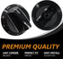 316544007 Stove Control Knob, Black, Compatible with Electrolux Range Oven Kitchen Burner Accessories (4PACK)
