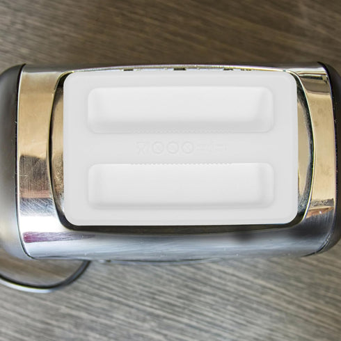 Silicone Toaster Dust Cover, 2 Slice Electric Bread Maker Lid, White Toaster Machine Top Cover Accessories