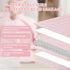 HOSUKKO Weighted Blanket, 3 lbs Pink Heavy Blanket, Small Size Breathable Blanket (20 * 30 inches, 3 lbs)