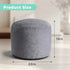 20"x 15" Dual-Size Corduroy Footrest with Hidden Zipper Ergonomic Memory Foam Ottoman Poufs for Office Desks, Couches