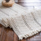 Alynsehom Macrame Table Runner Cream Beige Boho Table Runners with Tassels Hand