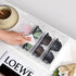 Clear Sunglasses Organizer Storage for Women, Stackable Acrylic Drawers for Bathroom, Dorm, Desk, Countertop, 4 Drawers
