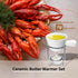 Reasmi Set 2 Cracker,2 Seafood,4 Forks,4 Shellers,2 Scissors,10 Candles,1 tool(25pcs) Crab Crackers and Tools with Crab
