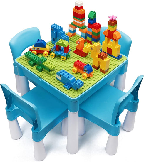 2-4, 9.3" burgkidz Toddler Chair for Kids Ages Plastic Kids Chair with Seat Height, Lightweight & Durable, Easy-Clean
