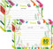 80 Pack Recipe Cards, 5 x 7 inch Cooking Recipe Cards for Recipe Binder, Double-sided with Lines for Weddings, Bridal