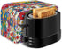 Daisy Flowers Printed Toaster Cover - Washable 2 Slice Wide Slot Oven Bakeware Protector for Dust and Fingerprint