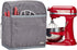 HOMEST Stand Mixer Quilted Dust Cover - Compatible with KitchenAid 6/7/8 Quart Bowl Lift, Grey