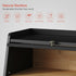 Goozii Countertop, Counter Large Bread Box for Kitchen Black Bread Storage Container for Homemade Bread, Double Layer