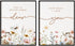 Set of 2 Prints, Above Crib Decor, Boho Nursery Wall Art, Wildflower