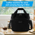 BAGLHER Coffee Maker Storage Bag, Waterproof Travel Organizer Case for Kering Coffee Machines, Black