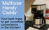 Kitchen Appliance Sliding Tray for Coffee Maker, Caddy for Blender, Toaster, Air Fryer, Pot, Food Processors, Stand