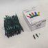 Brite Star 100 Count Mini String Christmas Lights, Multi - 22 Feet Indoor/Outdoor with Green Wire