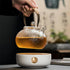 Ceramic Teapot Warmer, 6 Inches Teapot Heater, Tea Light Warmer for Teapot and Mugs (Candles not Included)