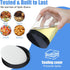 Plastic Jars with Lids, 16 oz Clear Airtight Storage Containers, Pack of 16 with Black Lids for Dry Food