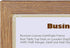 Space Art Deco, 4x9 Gold Textured Frame for Business License/Certificates, Tempered Glass, 1-Pack