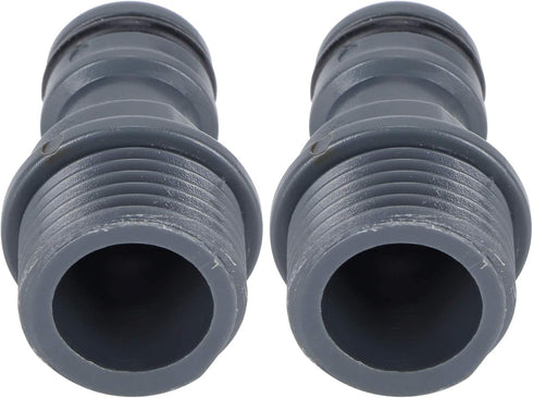 Zerodis 2Pcs Parts Connectors, Thread Telescopic Quick Connector Nipple for Garden Hose Tap Adapter