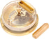 Hicarer 4 1/16 Inch Gold Skeleton Clock Insert with Gold Bezel