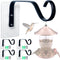 PeakBlen 4 Pcs Window Bird Feeder Hook- Bird Feeder Hanger for Heavy Outdoors