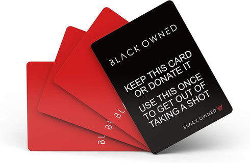 Black Owned 80s 90s (V1) - Adult Party Drinking Black People Trivia Card Game - African American & Movie TV Trivia Game