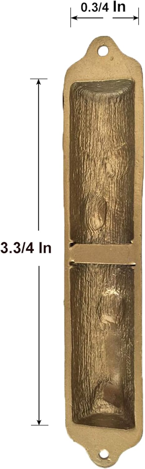 Bless This House Mezuzah Case, Pomegranate Tree Design Judaica, Door Mezuza Case, 4".