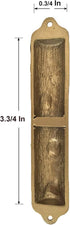 Bless This House Mezuzah Case, Pomegranate Tree Design Judaica, Door Mezuza Case, 4".