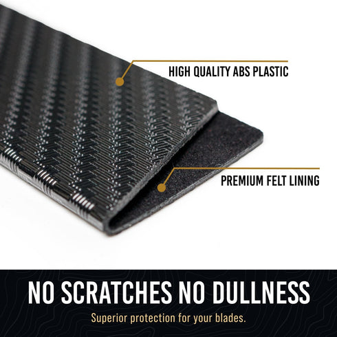 Premium Knife Sheaths Set for Kitchen Knives 4"-10" Sizes | BPA-Free Universal Knife Edge Guards (5 Pcs)