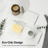 Razborci 2PCS Counter, 9"x3.5" Water Absorbing Stone Drying Tray for Kitchen Diatomite Mat Vanity Caddy for Bathroom