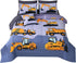 JQinHome Construction Full Bedding Sets for Boys Kids,8 Piece Bed in A