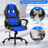 Dkeli Gaming Chair Computer Chair Office Chair Ergonomic High Back Massage PC Desk Chair with Lumbar Support & Padded