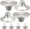 4pcs Stainless Steel Dutch Oven Knob, Lid Replacement for Enameled Ceramic Cast Iron Pots
