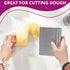 Bench Scraper Kitchen Tool – Multipurpose Pastry Scraper with Measuring Scale, Pizza & Bread Dough Cutter, Stainless