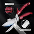 DRAGON RIOT Heavy Duty Poultry Shears - A Must Have Kitchen Shears for Chicken and Meat Cutting - Dishwasher Safe