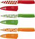 Hampton Forge 3 Piece Printed Paring Knives with Blade Guards